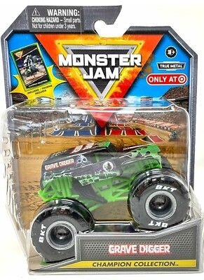 MONSTER JAM CHAMPION COLLECTION GRAVE DIGGER TARGET EXCLUSIVE WITH