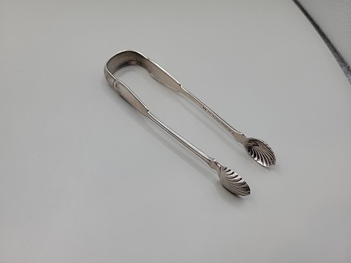 Antique 1871 Tiffany & Co. Sterling Silver Palm Sugar Tongs, 5" Edward C. Moore - Picture 4 of 24