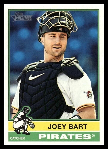 2025 Topps Heritage SP #449 Joey Bart Pittsburgh Pirates Short Print