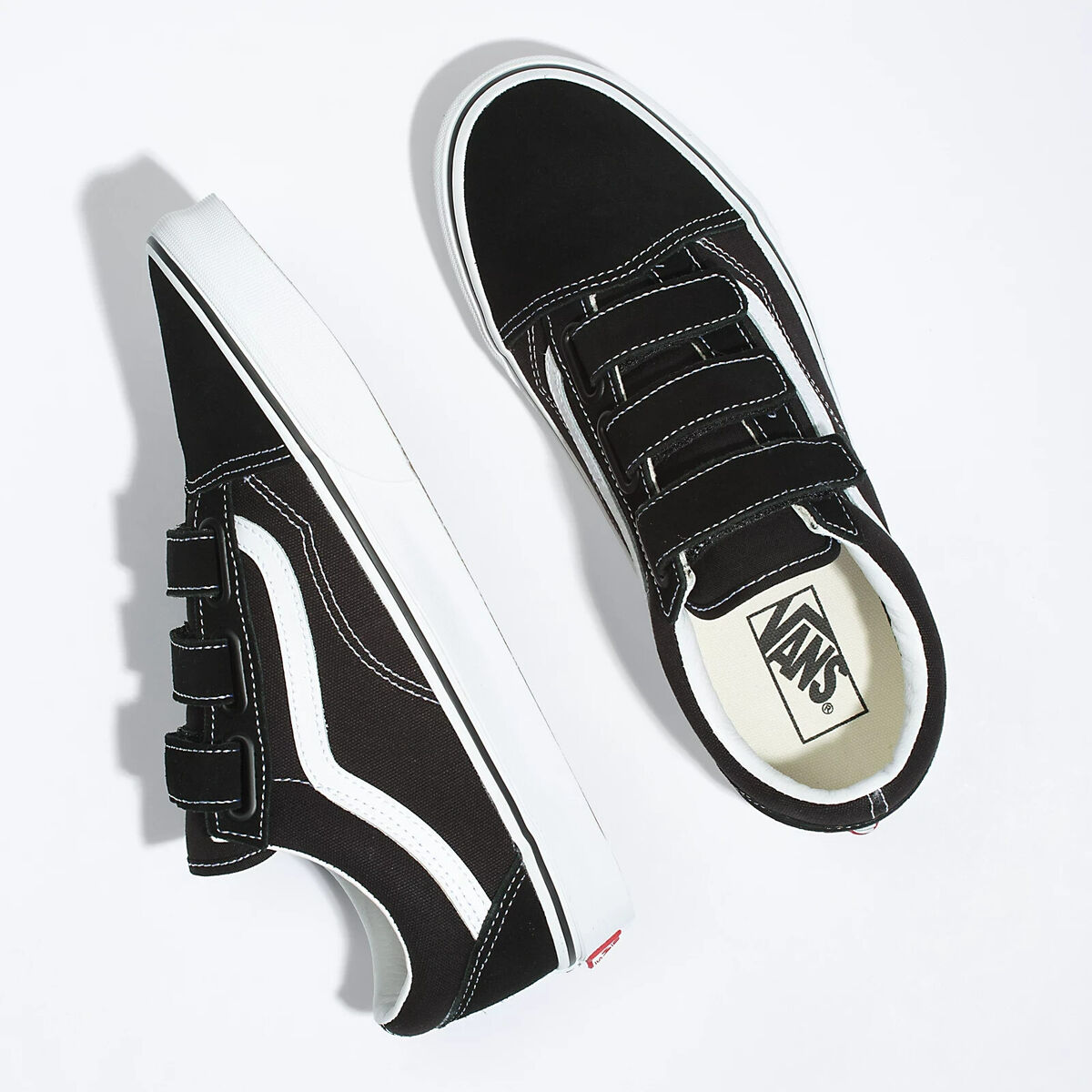 Vans Women's Old Skool Velcr0 Black Shoes VN0A3D29OIU New in Box