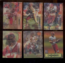 1995 3-D Sportflix Washington Redskins Set HENRY ELLARD HEATH SHULER KEN HARVEY