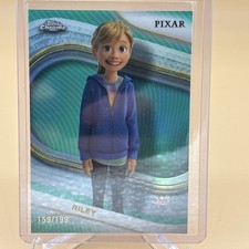 RILEY 2025 TOPPS CHROME DISNEY PIXAR AQUA REFRACTOR /199 #82