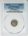 1840-O Seated Liberty Half Dime H10C No Drapery VG Detail PCGS 951110-19