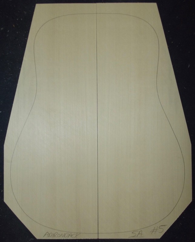 Guitar Luthier Tonewood HIGH GRADE (5A) ADIRONDACK RED SPRUCE TOP SOUNDBOARD Set