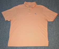 TOMMY BAHAMA ISLAND ZONE SUPIMA POLO SHIRT MEN'S SIZE XL Peach/ Light Salmon