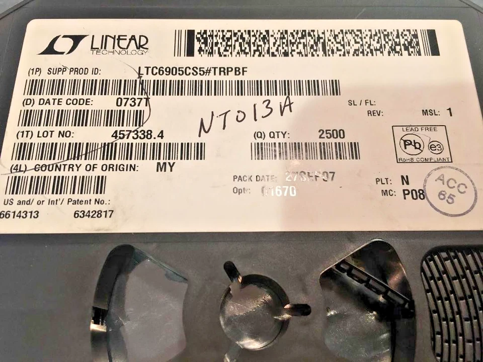 10pcs LTC6905CS5#TRPBF TSOT-23-5 	 Oscillator, Silicon IC 17MHz ~ 170MHz - Image 4 of 4