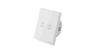 Dotykowy włącznik światła WiFi + RF 433 Sonoff T2 EU TX (2-kanałowy)