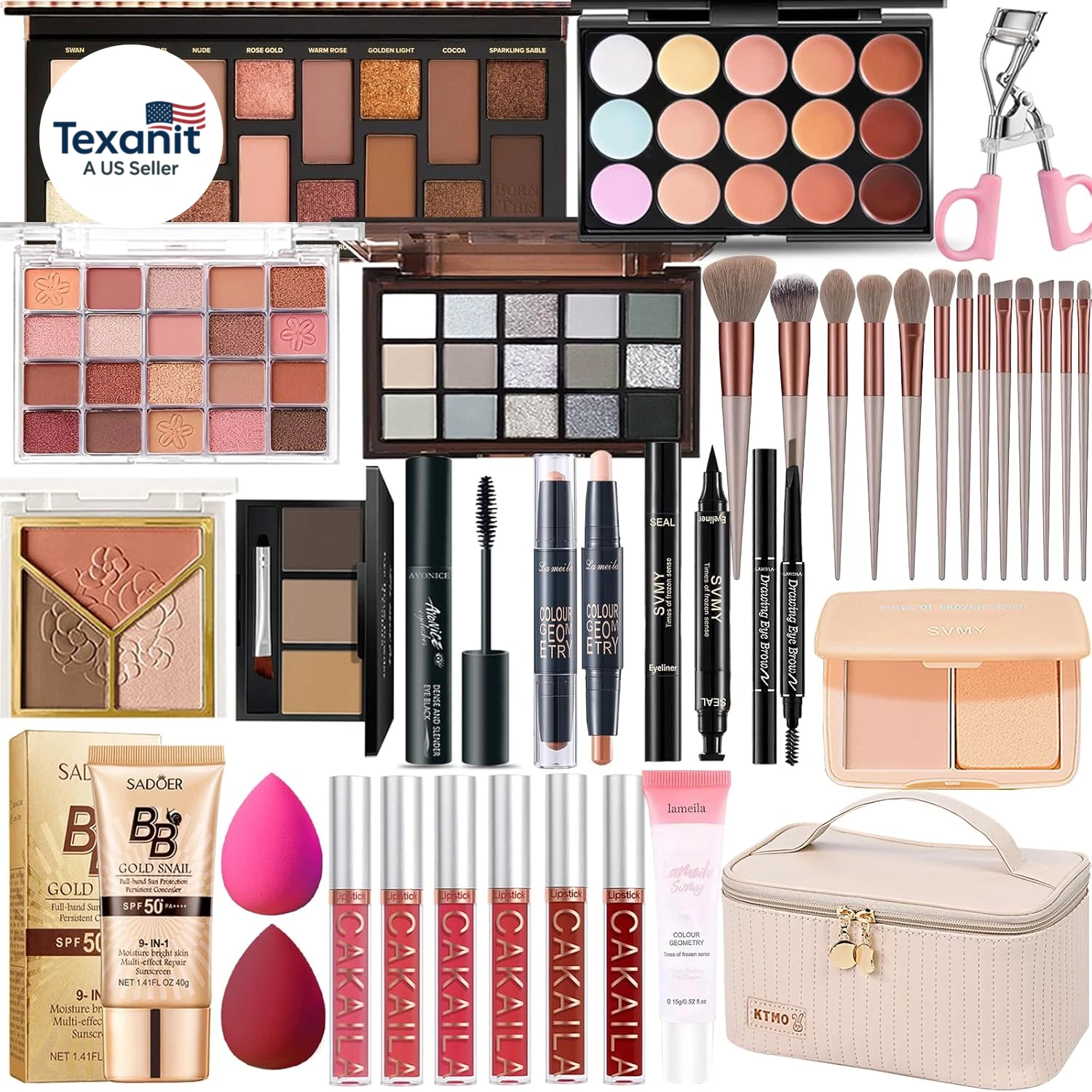 All in One Makeup Kit, Makeup Kit for Women Full Kit, Travel Make up Gift Set fo