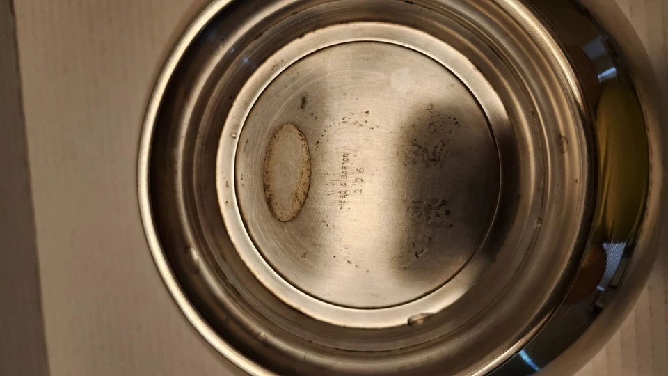 Tazón Trofeo Reed Barton Plateado "Woodway CC Member Guest Winner 1991" Foto 4 de 4