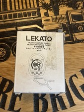 LEKATO MT50 3 in 1 Guitar Tuner, Clip On Tuner Metronome with Tone Black