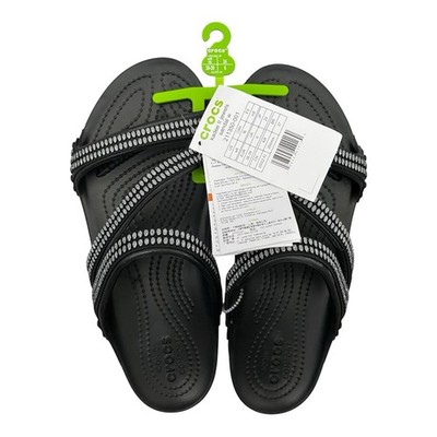 Crocs Kadee II Women s Sandals Black Size 8 Croslite Slip-On Water Friendly NEW