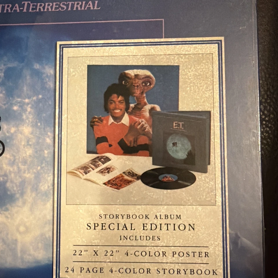 E.T. Soundtrack Vinyl LP Box Set w/ Poster, Booklet, Michael Jackson Sealed 1982 - Image 2 of 4