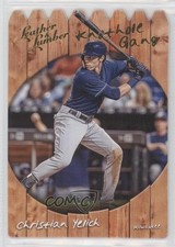 2019 Panini Leather & Lumber Knothole Gang Gold 16/99 Christian Yelich o7m