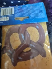 Inflatable Pretzel 40-45cm. Because Why Not! Unused. Free UK Delivery