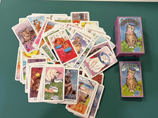 Cat Tarot Card Deck 78 Cards and Guidebook. COMPLETE. Like New.
