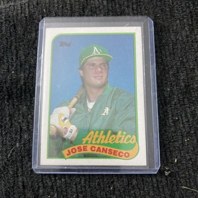 1989 Topps - #500 Jose Canseco Print Error Card on Back | eBay