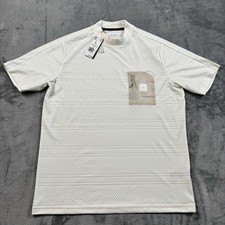 Adidas Men  s Adicross Pocket Golf Polo Men  s Size Large Vented White HS5618