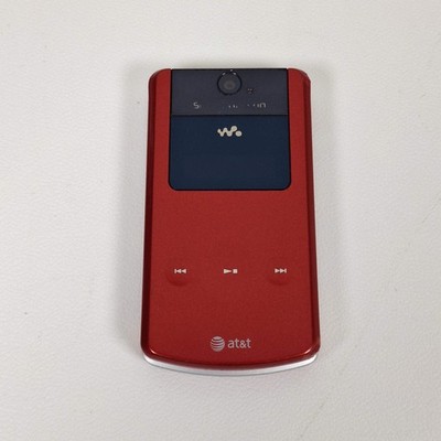 Sony Ericsson Walkman W518a Red Flip Phone (AT&T) | eBay