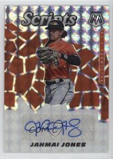 2021 Panini Mosaic Scripts Jahmai Jones #SCR-JJ Auto 17f8