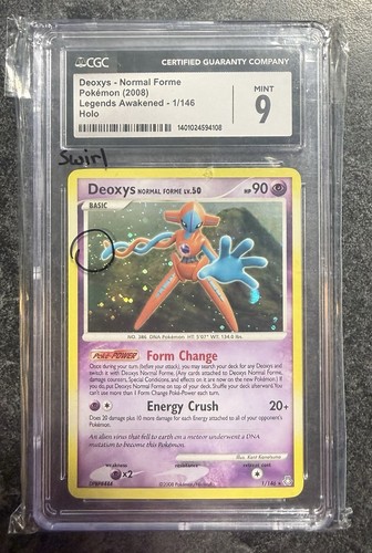 Deoxys Normal Forme graded CGC 9 for sale on eBay