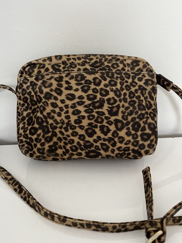 Borsa a tracolla Nine West leopardata stampa animalier tracolla ecopelle tasche zip - Foto 3 di 6