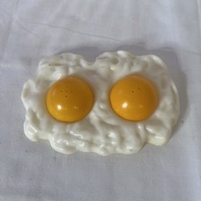 Vintage 1974 Scrambled Eggs Yolk Salt & Peppe...
