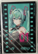 Hatsune Miku x Rog [GPU] Trading Cards Collector Special Limited Edition