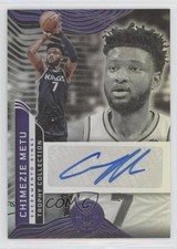 2021-22 Panini Illusions Trophy Collection Signatures Chimezie Metu Auto 7ba