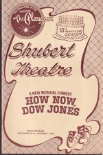 How Now, Dow Jones Shubert Theatre New Haven program World Premiere 1967