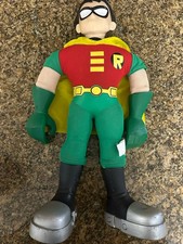 Rare Teen Titans Robin Action Figure 22" Plush Toy by Bandai 2004 Very Damaged 