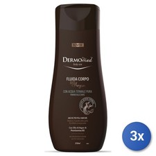 3x Dermomed Body Fluid 250 ML Argan Bio With Water Thermal