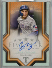 2023 Topps Five Star Corey Seager Autographs Orange #FSA-SEA 1/5