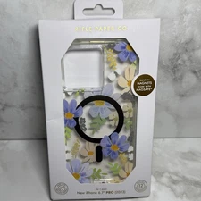 Rifle Paper Co iPhone 15 Pro Max MagSafe Case 12FT Drop Protection Clear Flowers
