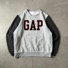 GAP Sweatshirt Raglan Big Logo City Boy y2k Street Vintage