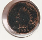 US Rare Old West 1905 Indian Head Penny Coin American Collection Shield Cent USA