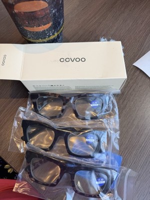 Covoo Progressive Reading Glasses for Women 3 Pack +3.50 With Cases