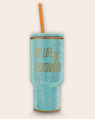 Taylor Swift The Life of a Showgirl Glitter Tumbler 30OZ Mint Green - Ships Now 