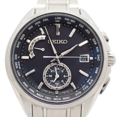 Seiko Brightz Flight Expert Solar Radio Controlled SAGA287 / 8B63-0AV0 Working