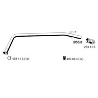 Ernst Abgasrohr Mitte FüR Opel Vivaro Kasten F7 J7 E7 Renault Trafic II Bus JL