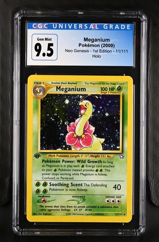 Meganium (1st Edition) graded CGC 10 for sale on eBay