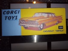 Corgi 220 Chevrolet Impala - Bronze Repro /Replica Box