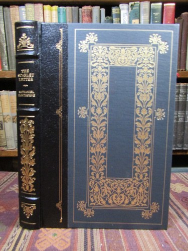 1979 Hawthorne THE SCARLET LETTER FRANKLIN LIBRARY Beautiful Leather Binding