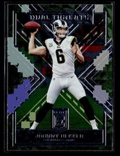 2018 Donruss Elite #DT-2 Johnny Hekker Dual Threats Green Card Los Angeles Rams