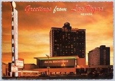Postcard Las Vegas NV Sahara Hotel Flip Wilson Don The Beachcomber Tiki CN01a