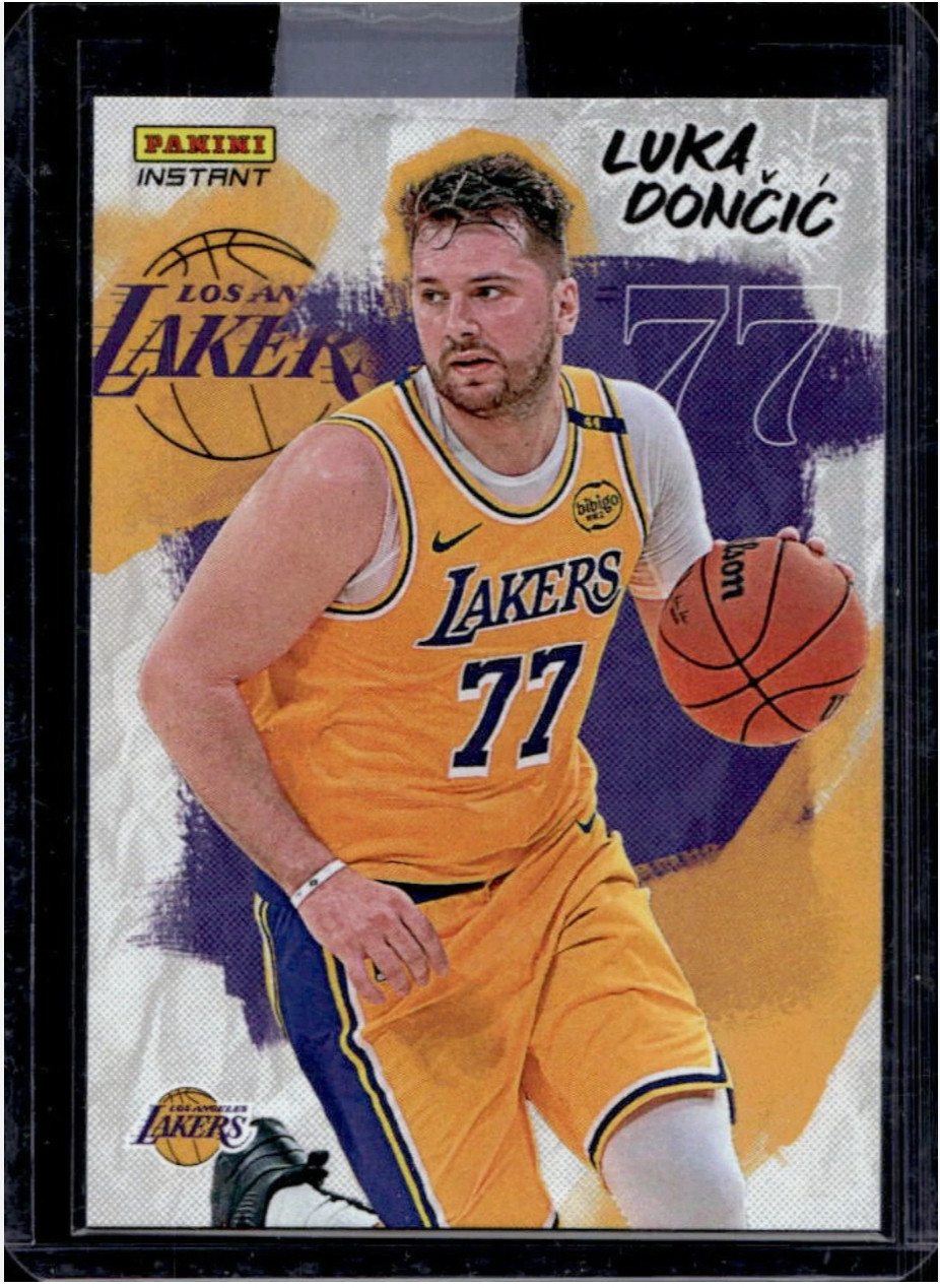 QTY 2024-25 Panini Instant NBA Luka Doncic /14914 #LD-LAL First Lakers Card