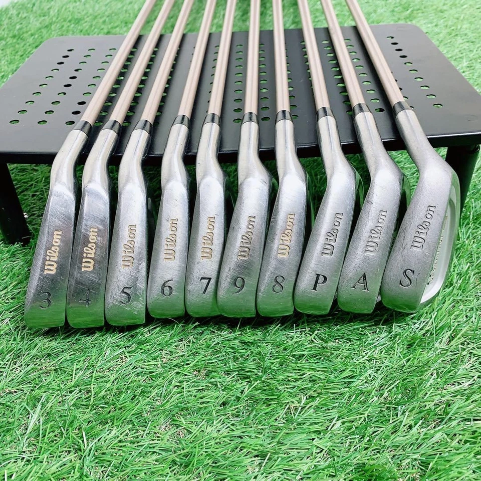 Wilson ProStaff Iron Set 10pcs 3-9, PW, AW, SW Carbon Shaft Flex SR - Image 3 of 4