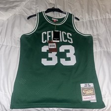 Larry Bird Boston Celtics Mitchell & Ness NBA Medium Jersey 1985-86 Green NWT