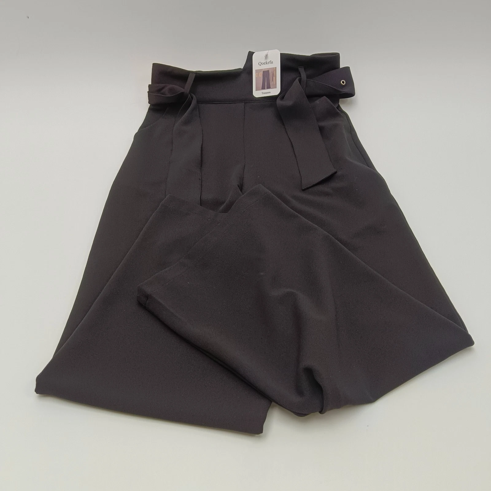 Qoekrfu Trousers Classic and versatile women's casual pants, black, size M