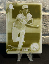 Marketplace image: Topps 2016 Bowman Chrome Prospects Josh Hader Brewers Yellow Plate 1/1 BCP216