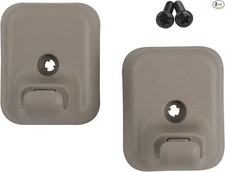 Sun Visor Clip Retainer Holder Gray w/Screws for Sunvisor Panel Color: Gray